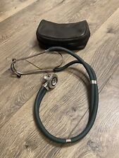 Omron Certified Sound Stethoscope Medical Green With Black Carrying Bag