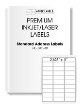25 Sheets 750 Labels Fba 1 X 2 58 Address Mailing Labels 30 Up 1 X 2.625