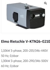 Elmo Reitschle Industrial Dry Vane Combination Pressure Vacuum Pump V-ktn26-210