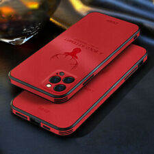 For Iphone 14 Pro Max 13 12 11pro Xr 7 8 Plus Case Leather Silicone Back Cover