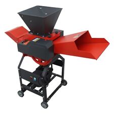 4 Blades Hay Cutter Pulverizer With Belt Conveyor 220v 400-800kgh Feed Process
