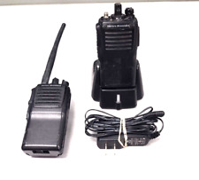 2 Vertex Standard Motorola Vx-231 Vhf Two-way Radios Wcharging Base
