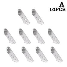 10-30x Angle Fasten Connector Furniture Triangle Stainless Steel Corner Bracket