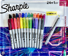 Sharpie Fine Point Color Burst Permament Markers - Pack Of 25 24 1 Metallic