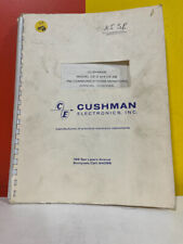 Cushman Model Ce-2 Ce-2b Fm Communications Monitors Manual Changes