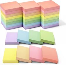 Post It Notes Small Post It Notes 1.5x2 Inches 24 Pack Light Colors Self-stick