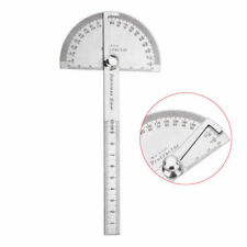 Sae Protractor 0-180 Rotary Angle Finder Stainless Steel Machinist Ruler