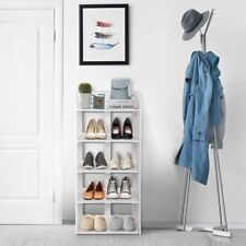 Multi-tiers Shoe Rack Storage Shelf Display Stand Organiser Unit Cabinet White