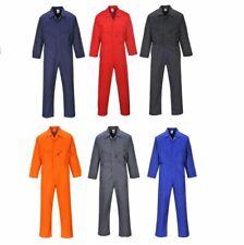 Portwest C813 Liverpool Zipper Coverall With Front Snap Closure And 2 Way Zipper