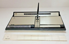 Vintage Desktop Set Contact Organizer Scheduler Note Pad Pin Holder Vtg Nos