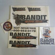 Brush Bandit Wood Chipper Model 255xp Sticker Decal Kit Aftermarket Repro Kit