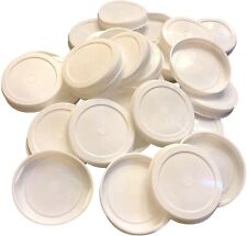 White Round Plastic End Caps For Kraft Mailing Tubes - Shipping Tubes End Caps