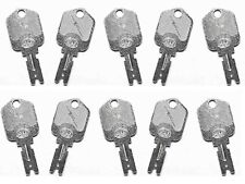 10 Forklift Ignition Keys For Clark Yale Hyster Komatsu Gradall Gehl Crown