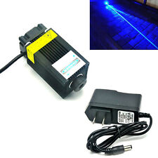 1pc Focusable 445nm 450nm 1000mw 1w Blue Dot Laser Diode Module With 12v Adapter