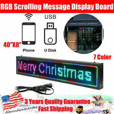 7 Colors Scrolling Message Display Board Programmable Sale Advertising Led Sign