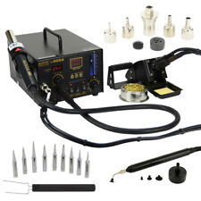 Aoyue 968a 4 In 1 Digital Soldering Iron Hot Air Station Complete Kit