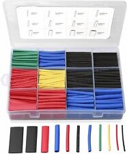 560 Pcs. 21 Heat Shrink Tubing Tube Sleeving Wrap Cable Wire 5 Colors 12 Sizes