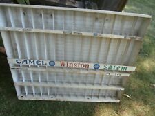 Vintage Metal Cigarette Store Display Sales Rack Case Camel Winston