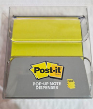 Post-it Pop-up Note Dispenser Wd-330-bk 3m 2 Pads Of Post It Notes 45 Each