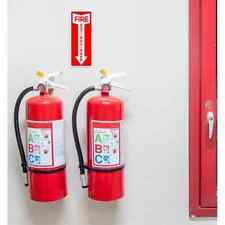 Fire Extinguisher Signs Self Adhesive 4.25 X 11