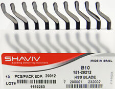 Shaviv 29012 10pcs B10 Hss Deburring Blades For Steelaluminumcopperplastics