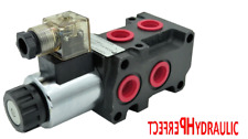 Hydraulic 6 Port Solenoid Diverter Selector Valve 12bsp 12 Vdc 13gpm 50l Dvs6
