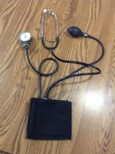 Omron Sphygmomanometer With Black Cotton Cuff And Stethoscope Set
