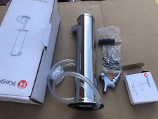 Kegco 3 Ss Single Faucet Tower Dt1f-145s
