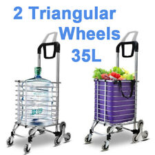 Urban Stair Climbing Cart 8 Wheels Folding Grocery Laundry Shopping Handcartbag