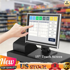 15 Touch Screen Lcd Display Monitor Touch Screen Cash Register With Pos Stand