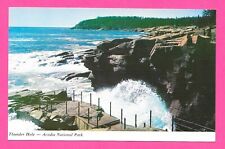 Thunder Hole Acadia National Park Bar Harbor Maine Post Card