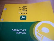 John Deere Oem Operators Manual 8560 8760 8960 Tractors See Sn Very Clean