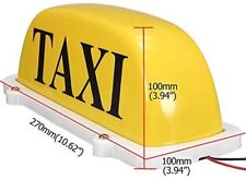 A Yellow Taxi Sign Top Led Light Magnetic Cab Roof Illuminated Topper Car Light