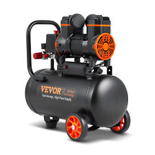 Vevor Air Compressor 4.8 Gallon 900w 2.2 Cfm 90psi 70 Db Ultra Quiet Oil Free