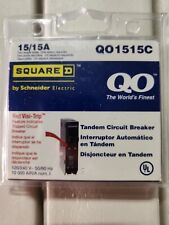 Square D Qo1515c 2-15 Amp 15a Single-pole Tandem Circuit Breaker
