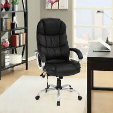 Office Chair Massage Computer Desk Chair High Back Executive Task Chair Black