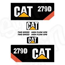 279d Cat Decals Stickers Skid Steer Set Kit - Free Shipping