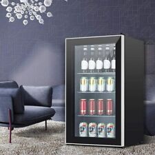 120 Can Beverage Refrigerator Mini Fridge With Glass Door Beverage Cooler