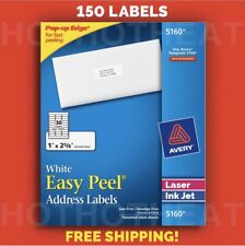 150 Avery 5160624081605960 Address Mailing Shipping Labels 1 X 2 58