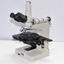 Nikon Optiphot-66 Trinocular Microscope With Motorized Objective Turret Asis
