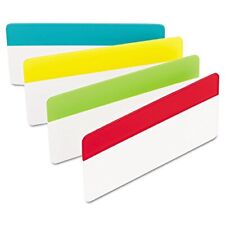 3m 686-alyr Post-it Filing Tabs 3 X 1-710 In Aqua Lime Yellow Red