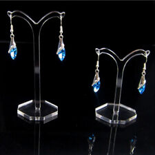 Acrylic Stud Dangle Earrings Display Rack Stand Jewelry Hanger Organize H-ca