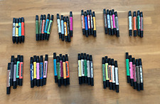 Lot Of 58 Prismacolor Markers And Pantone Markers