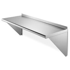 Stainless Steel 18 X 48 Commercial Kitchen Wall Shelf Restaurant Shelving