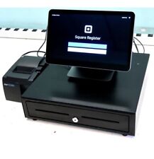 Square Pos Terminal Register Complete W Printer And Cash Drawer Stand