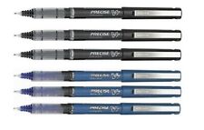 6 Pilot Precise V7 Rolling Ball Pens 3 Black 3 Blue Fine Point 0.7mm