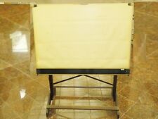 Refined Mid Century Wood Base Drafting Table Mayline Mobile 42 Great Decor Item