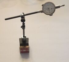 Starrett 657 Magnetic Base Indicator Holder Positioner With Mitutoyo No. 1410