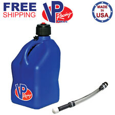 Vp Racing Blue 5.5 Gallon Square Utility Jug Gas Can Deluxe Fill Hose