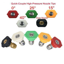 Pressure Washer Spray Tips Nozzles High Power Kit Quick Connect 14 Set 5pcs